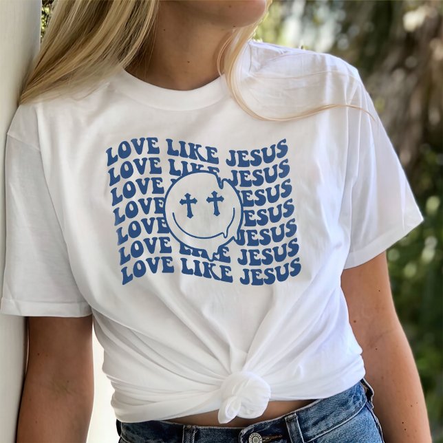 T-shirt Chemise Jésus, Amour Comme Chemise Jésus, Tendance (Créateur téléchargé)