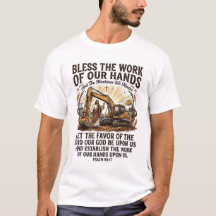 T-shirt Chemise Jésus Mécanicien Diesel Équipement Lourd F