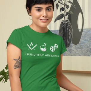 T-shirt Chemise Jeu Science Femme