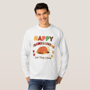 T-shirt Chemise Joyeux Thanksgiving Dîner de dinde