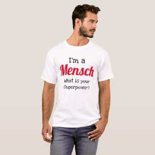 T-shirt Chemise juive - Je suis un super-héros Mensch