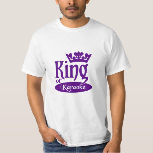 T-shirt Chemise King of Karaoke - choisir style & couleur