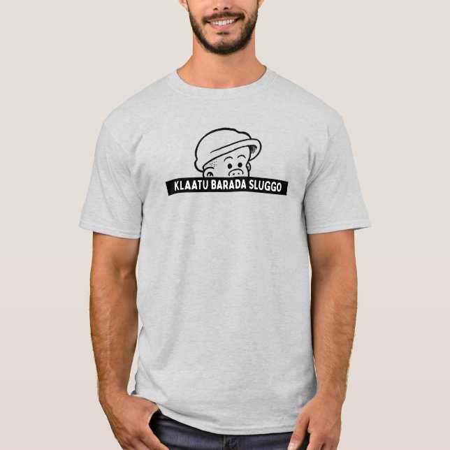 T-shirt Chemise Klaatu Barada Sluggo (Devant)
