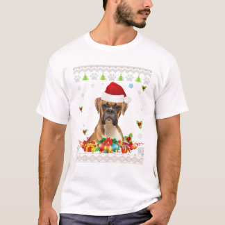T-shirt Chemise laide de la boîte de Noël