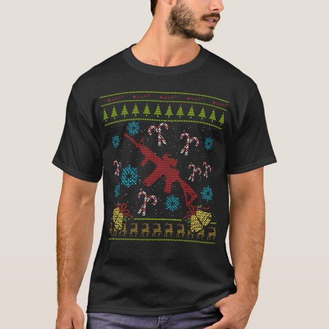 T-shirt Chemise laide de militaires de vétéran de chandail (Devant)