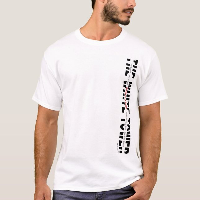 T-shirt Chemise latérale blanche Gaidin (Devant)