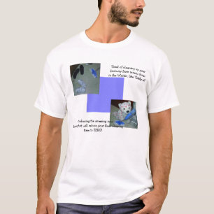 T-shirt Chemise Lazy Teddy Bear Cleaning