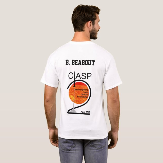 T-shirt Chemise légère avec votre nom (Dos entier)