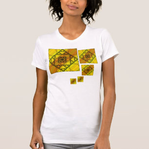 T-shirt Chemise légère pour femme à géométrie fractale