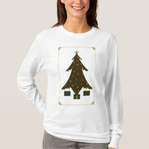 T-shirt Chemise légère pour femmes de Noël matelassée