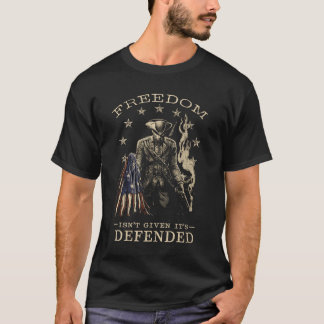 T-shirt Chemise Liberté N'est Pas Donnée, Elle Est Défendu