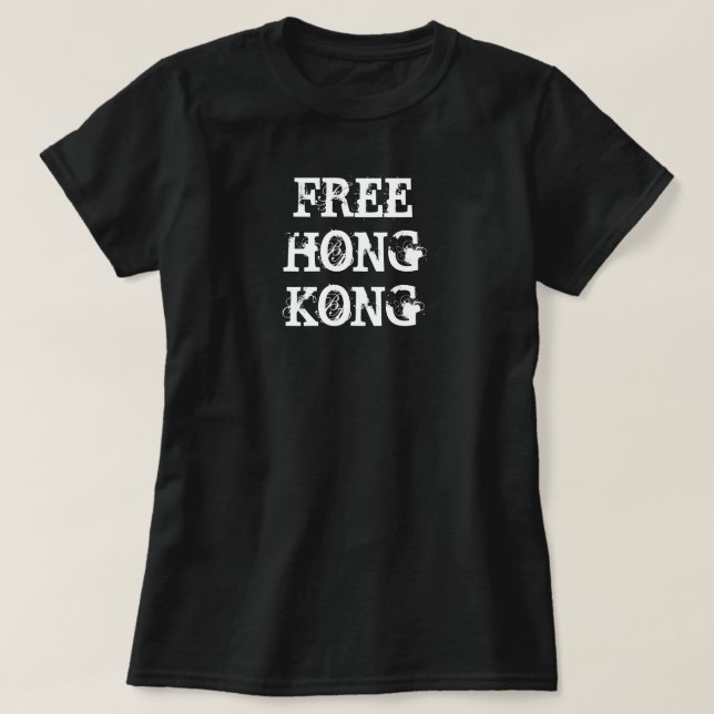 T-SHIRT CHEMISE LIBRE HONG KONG (Design devant)