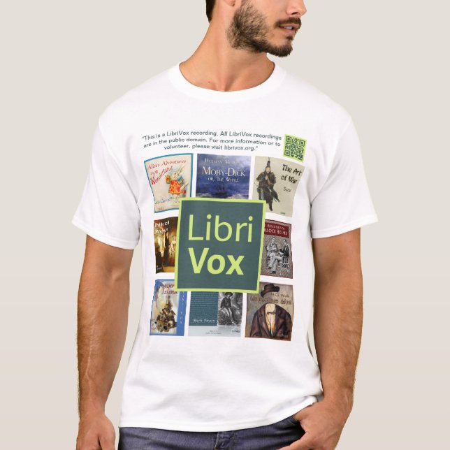 T-shirt Chemise LibriVox - Style 3 (Devant)