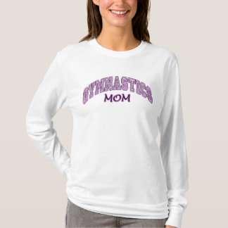 T-shirt Chemise longtemps gainée de maman de gymnastique