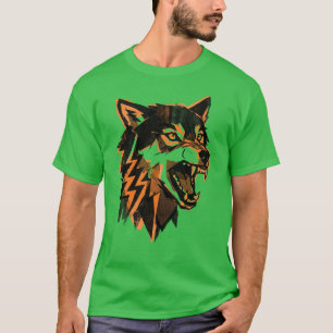 T-shirt Chemise Loup de Pack Électrique – Graphique de Pui