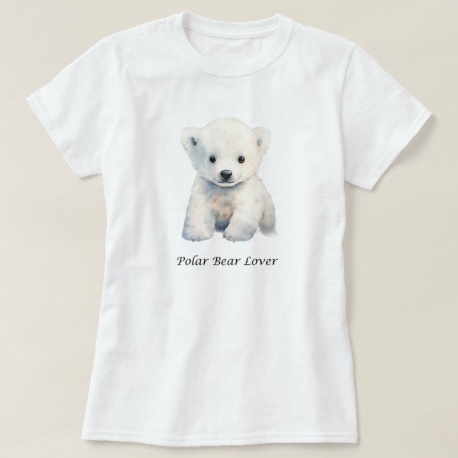 T-shirt Chemise Lover À Ours Polaire - Chemise À Ours Pola (Design devant)