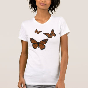 T-shirt Chemise Lumineuse Monarque Doodled