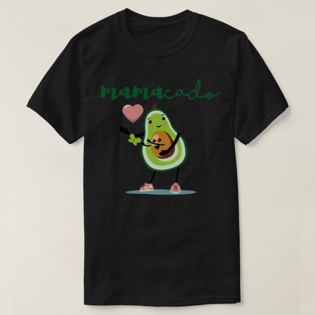 T-shirt Chemise Mamacado (Design devant)