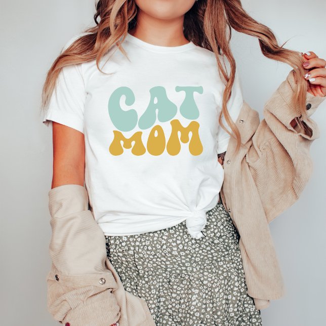T-shirt Chemise Maman Chat (Cat Mom, Feline Love, Kitty Mama, Cat Lady, Meow Mother, Purrfect Parent, Cat Mom Life, Paw-some Fas)