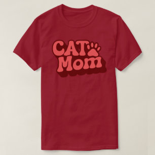 T-shirt Chemise Maman Chat Pour La Fête Des Mères