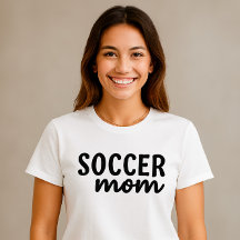 Chemise Maman Soccer - Conception Simple Script av