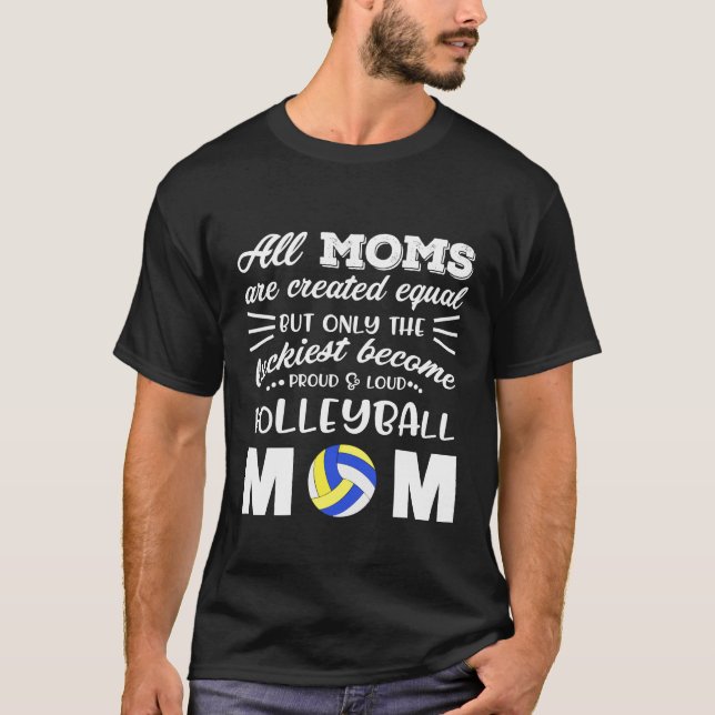 T-shirt Chemise maman Volleyball Loud & Fière (Devant)