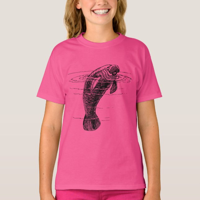 T-shirt Chemise Manategirls (Devant)