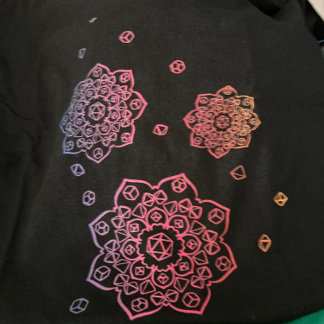 T-shirt Chemise Mandala Dice Tumbling