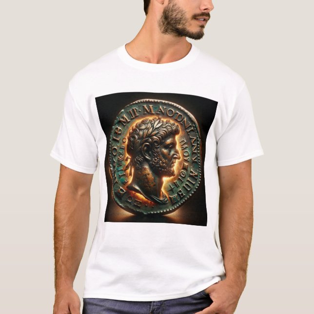 T-shirt Chemise Marcus Aurelius Coin (Devant)
