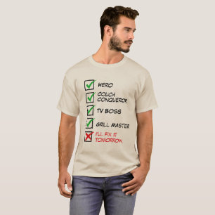 T-shirt Chemise marie, papa ou copine - Gag Cadeau