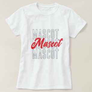 T-shirt Chemise Mascotte Personnalisée, Chemise Cheer,