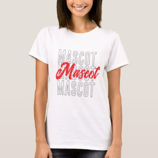T-shirt Chemise Mascotte Personnalisée, Chemise Cheer,