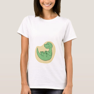 T-shirt Chemise Maternelle Brontosaur bébé