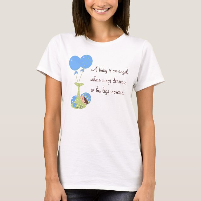 T-shirt Chemise Maternité Bébé (Devant)