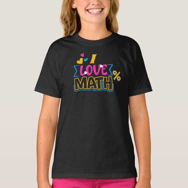 T-shirt Chemise mathématique pour enfants (Devant)