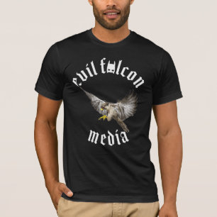 T-shirt Chemise mauvaise de médias de faucon