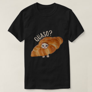 T-shirt Chemise Mème de Chat Croissant pour les Amoureux d