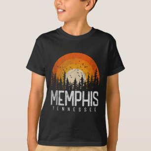 T-shirt Chemise Memphis Tennessee Tn Rétro Vintage Années 