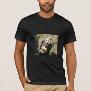 T-shirt Chemise mère et bébé Panda (Mei Xiang & Xiao Qi Ji