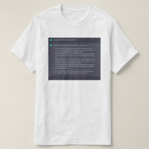 T-shirt Chemise Meta Ironic ChatGPT