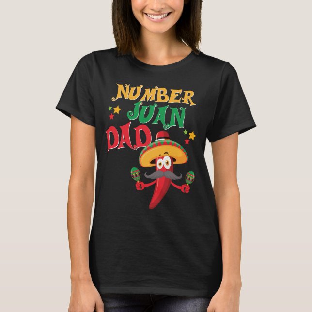 T-shirt Chemise mexicaine espagnole drôle de fête des (Devant)