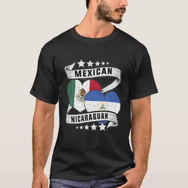 T-shirt Chemise mexicaine et nicaraguayenne mexicaine et n (Devant)