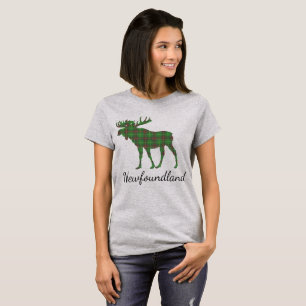 T-shirt Chemise mignonne de Terre-Neuve d'orignaux de