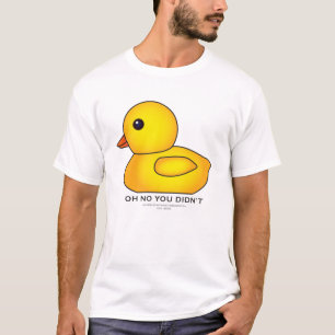 T-shirt Chemise mignonne en caoutchouc - blanc
