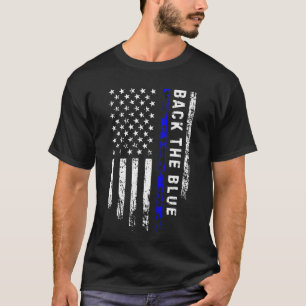 T-shirt Chemise mince en bleu pour l'application de la loi