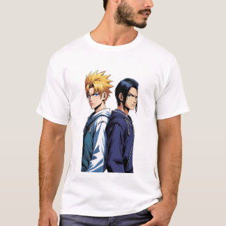 T-shirt Chemise minimaliste Gras Anime Guerrier