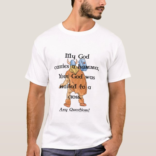 T-shirt chemise mon Dieu (Devant)