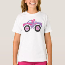 Chemise Monster Rose Personnalisée Pour Filles