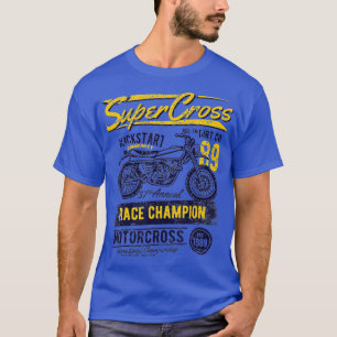 T-shirt Chemise motocross cool Super Cross Motor Cross