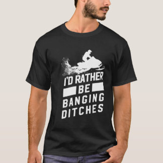 T-shirt Chemise motoneige - Poignées de bavardage Motoneig